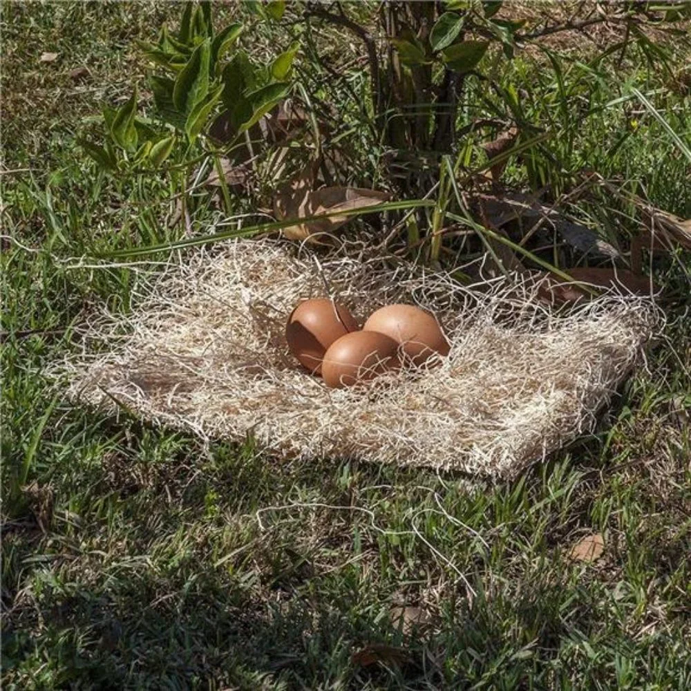 100g/3.5oz Natural Grass Nesting Pads for Chicken Hens Birds Nest Bedding